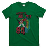 Retro Nostalgia - Transformers Autobots Retro Roll Out 84 Rainbow Stripe T-Shirt