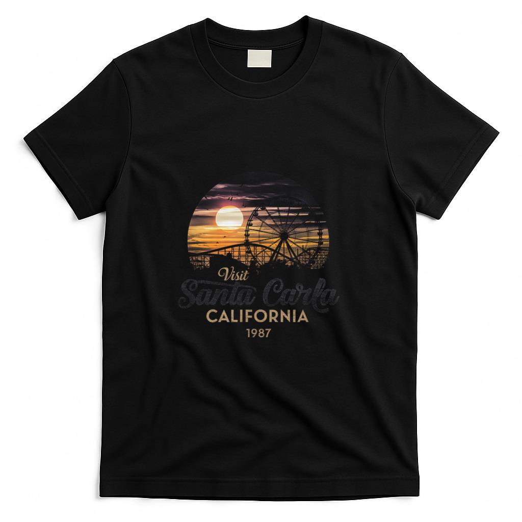 Retro Nostalgia - Santa Carla 1987 California Retro Sunset Nostalgia T-Shirt