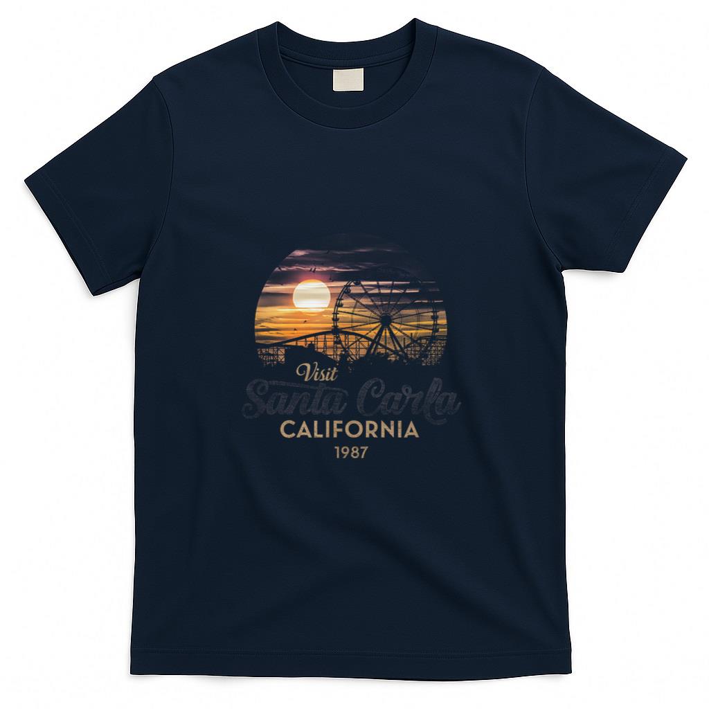 Retro Nostalgia - Santa Carla 1987 California Retro Sunset Nostalgia T-Shirt