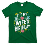 Retro Nostalgia - Retro It's My wife's Birthday Boho Nostalgia Design Men T-Shirt