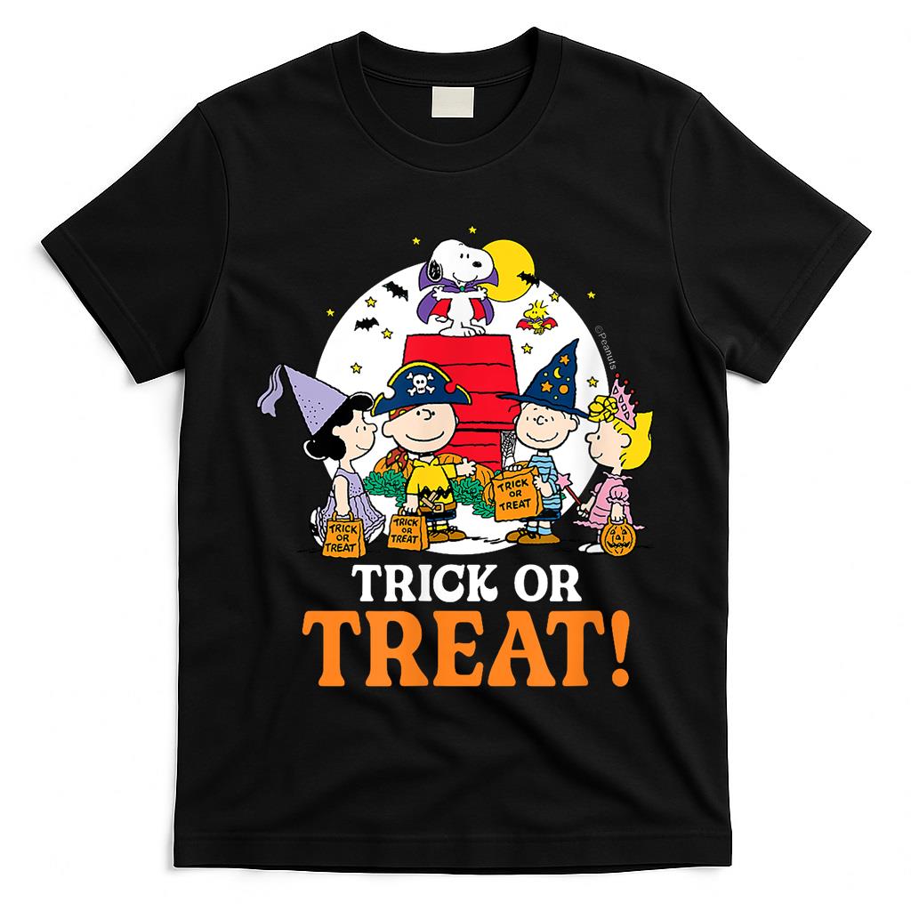 Peanuts - Halloween - Trick Or Treat moonlight T-Shirt
