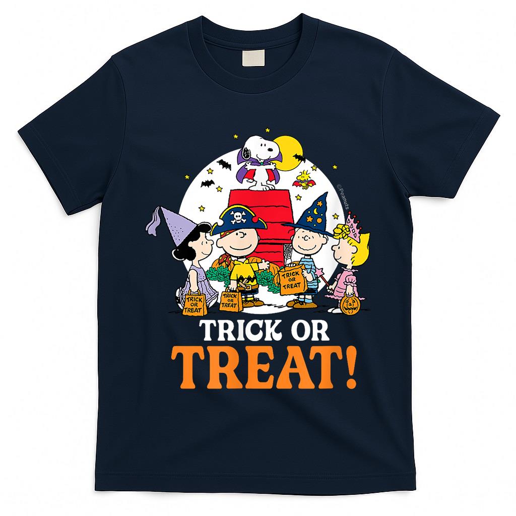 Peanuts - Halloween - Trick Or Treat moonlight T-Shirt