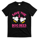 Save The Boobees Boo Bees Breast Cancer Halloween Women T-Shirt