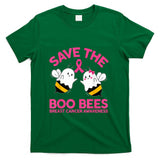 Save The Boobees Boo Bees Breast Cancer Halloween Women T-Shirt