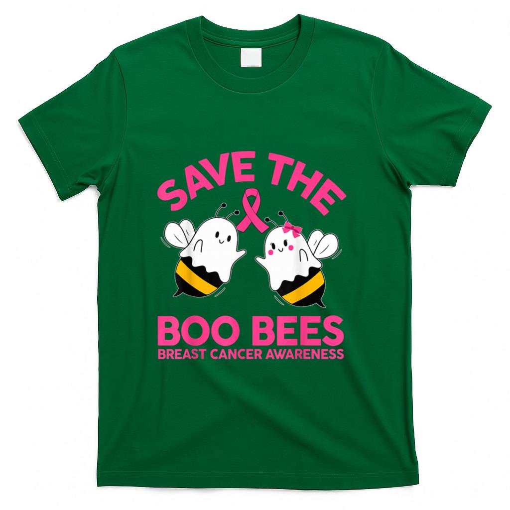 Save The Boobees Boo Bees Breast Cancer Halloween Women T-Shirt