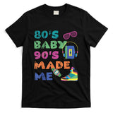 Retro Nostalgia - Vintage 1980s 80's Baby 1990s 90's Made Me Retro Nostalgia T-Shirt