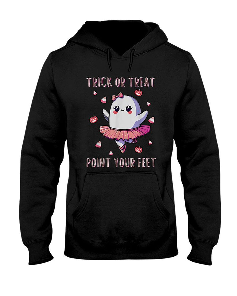 Trick Or Treat Point Your Feet Halloween Ghost Dance Teacher T-Shirt