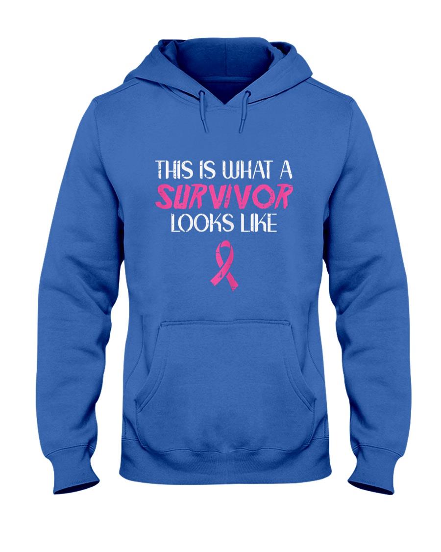 Breast Cancer What Survivor Look Like Awareness Ribbon Women T-Shirt