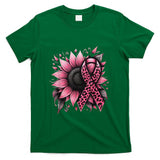 Sunflower Pink Breast Cancer Awareness T-Shirt