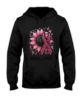 Sunflower Pink Breast Cancer Awareness T-Shirt