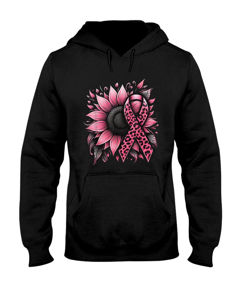 Sunflower Pink Breast Cancer Awareness T-Shirt