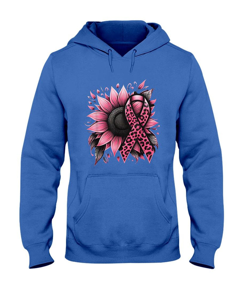 Sunflower Pink Breast Cancer Awareness T-Shirt
