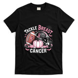Tackle Breast Cancer Football Breast Cancer Awareness Month T-Shirt