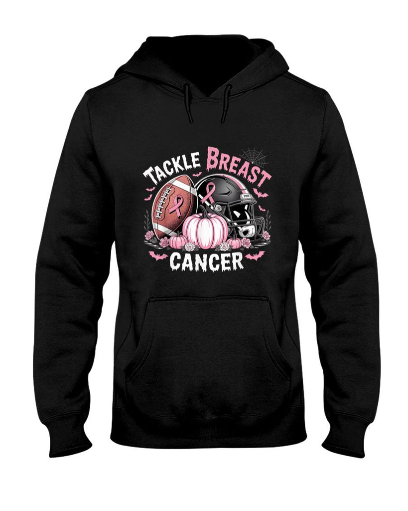 Tackle Breast Cancer Football Breast Cancer Awareness Month T-Shirt