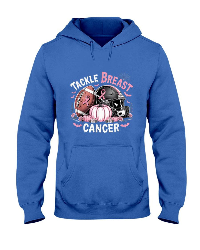 Tackle Breast Cancer Football Breast Cancer Awareness Month T-Shirt