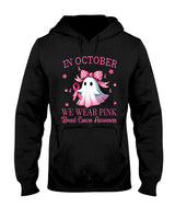In October We Wear Pink Breast Cancer Awareness T-Shirt
