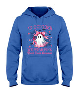 In October We Wear Pink Breast Cancer Awareness T-Shirt
