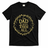 One Dad To Rule Them All Vintage Nerd Dad Father Day Apparel T-Shirt