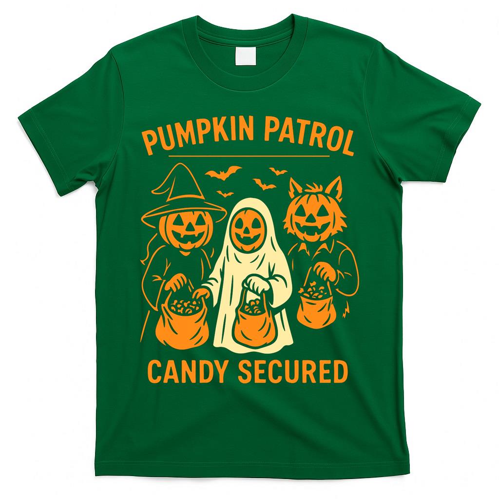 Pumpkin Patrol Candy Secured Halloween Fun Classic T-Shirt