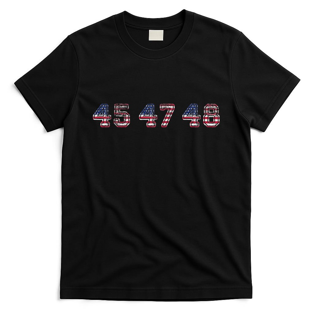 45 47 48 Trump 2024 2028 Flag Take American Back Vance 2028 T-Shirt