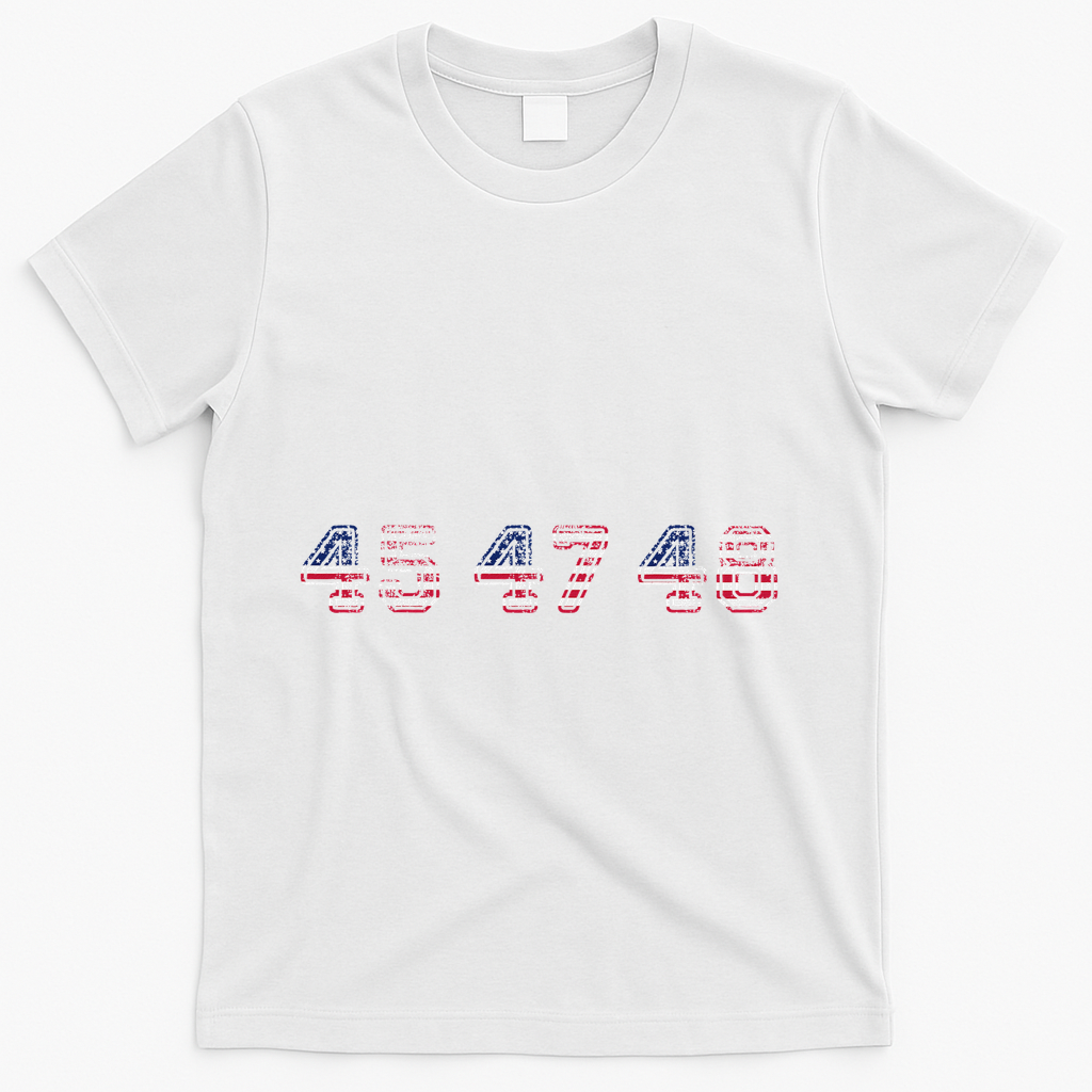 45 47 48 Trump 2024 2028 Flag Take American Back Vance 2028 T-Shirt - White