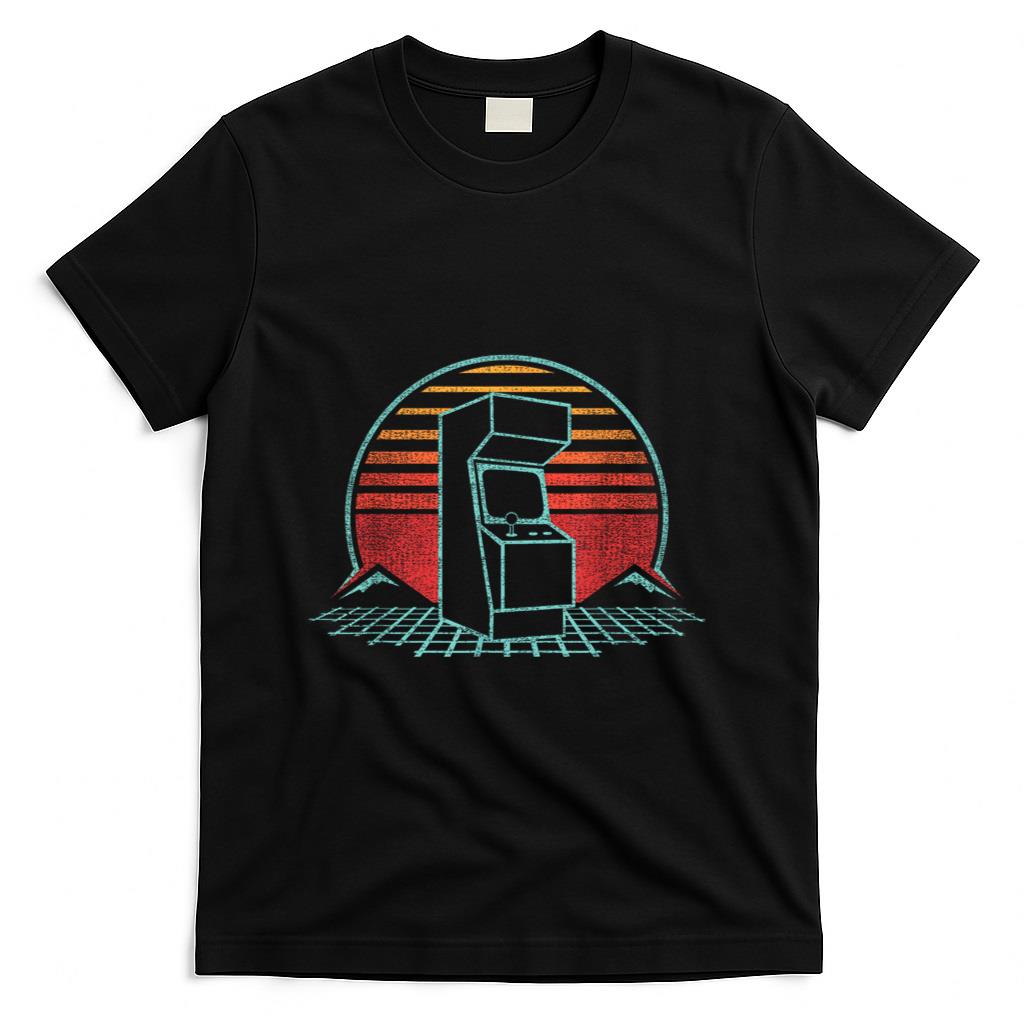 Retro Nostalgia - Arcade Game Machine Cabinet Nostalgia Retro 80s Gamer Gift T-Shirt