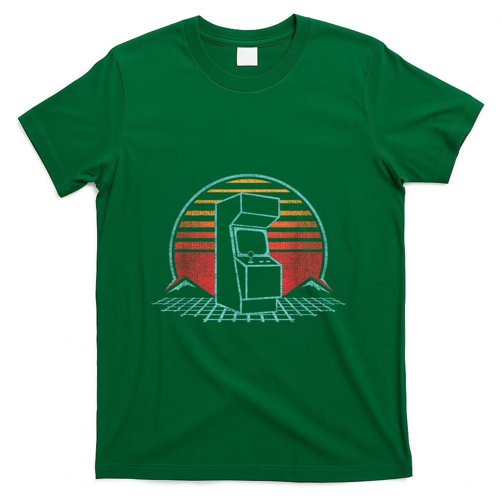 Retro Nostalgia - Arcade Game Machine Cabinet Nostalgia Retro 80s Gamer Gift T-Shirt