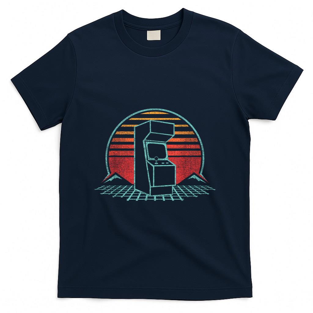 Retro Nostalgia - Arcade Game Machine Cabinet Nostalgia Retro 80s Gamer Gift T-Shirt