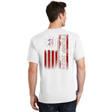 45 47 Trump 2024 American Flag Front And Back T-Shirt