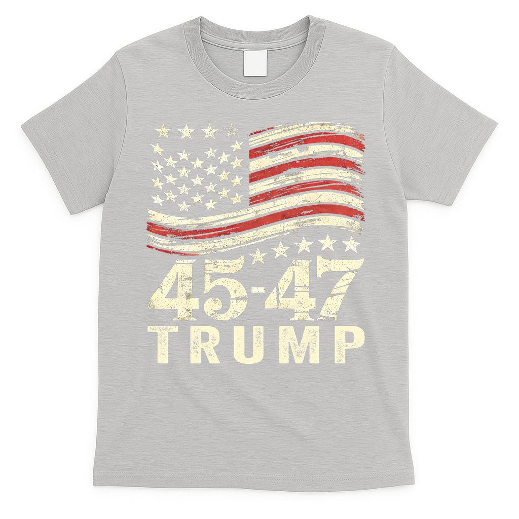 45 47 Usa Flag Trump Inauguration Day 2025 T-Shirt