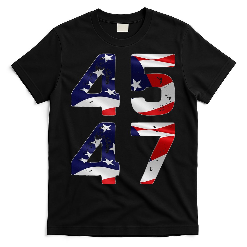 45 47 Usa Flag T-Shirt