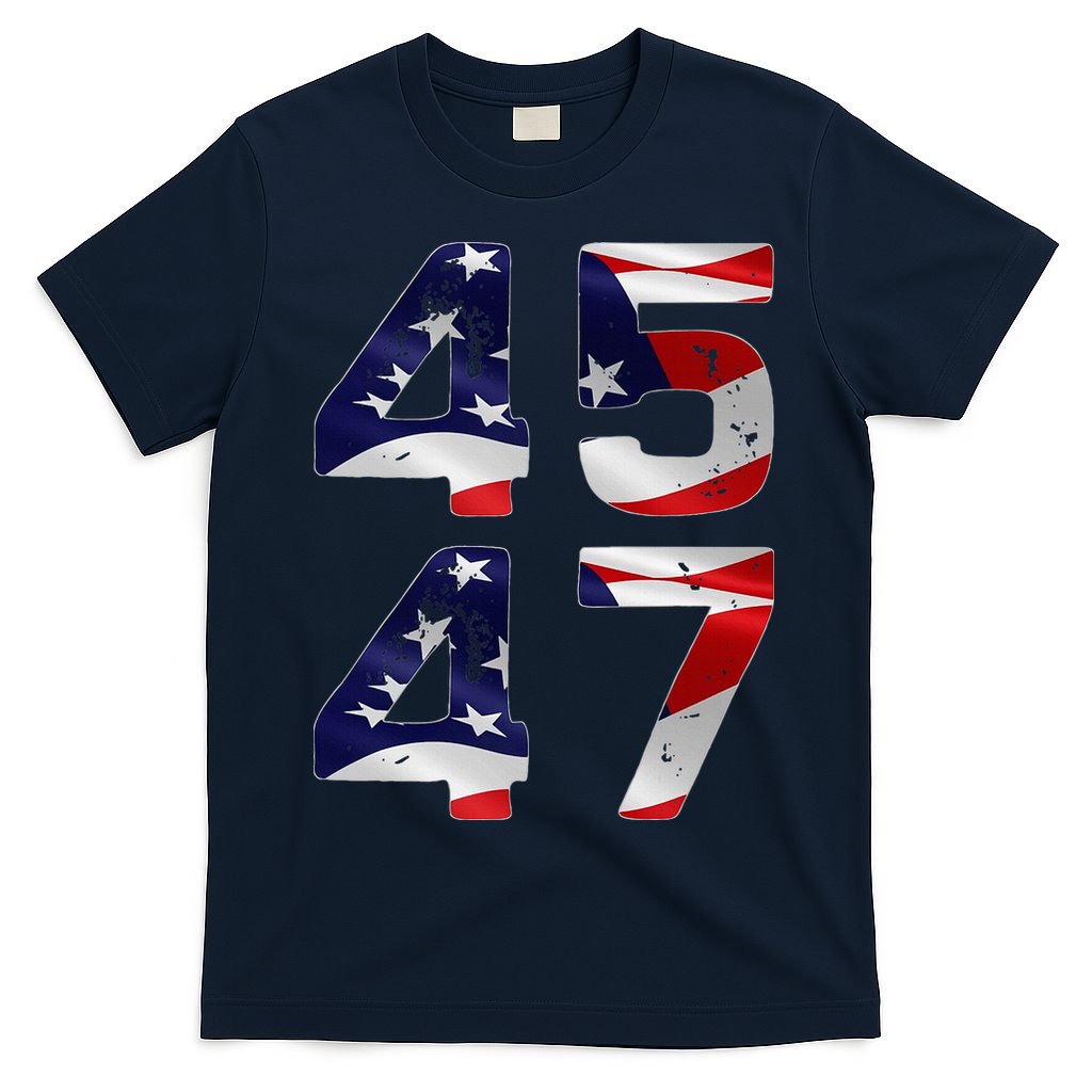 45 47 Usa Flag T-Shirt