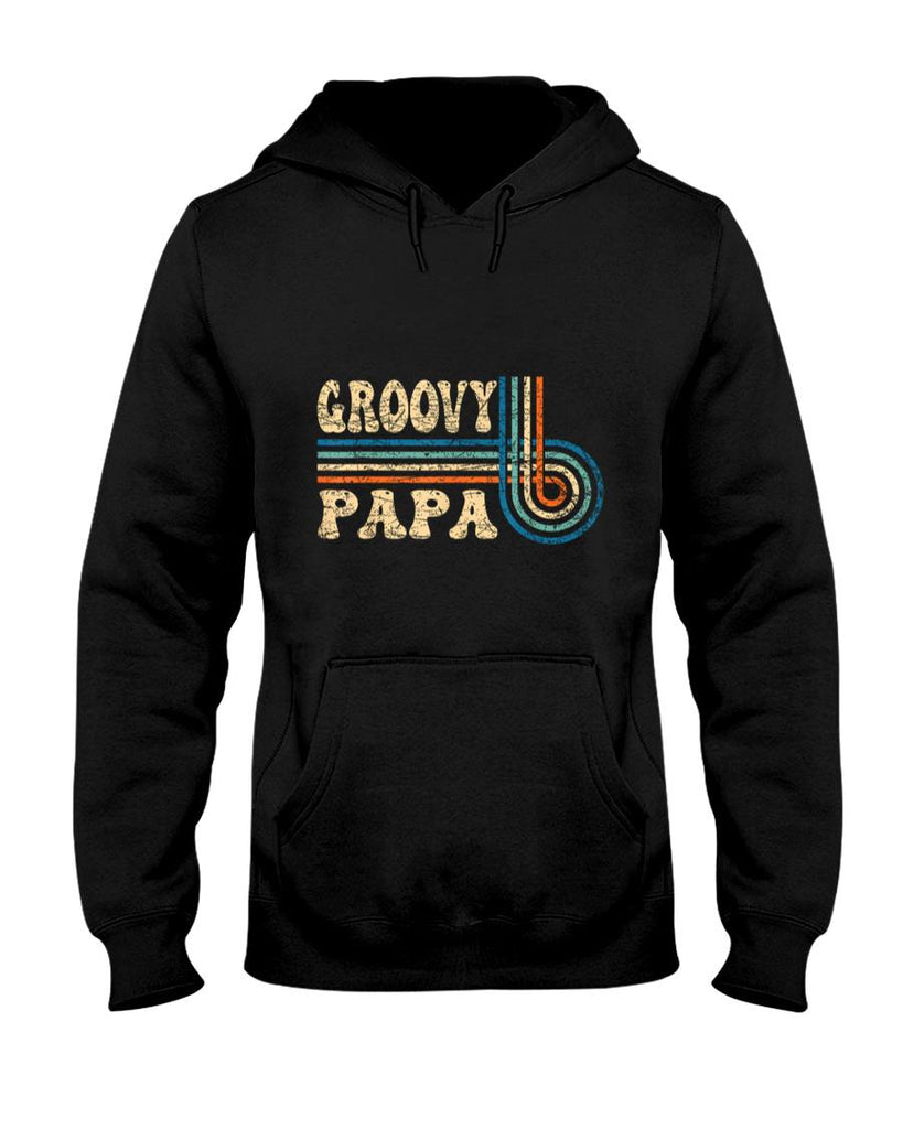 Retro Nostalgia - Groovy Papa 70s Aesthetic Nostalgia 1970's Retro Groovy Dad T-Shirt