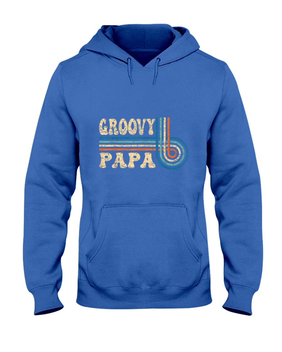 Retro Nostalgia - Groovy Papa 70s Aesthetic Nostalgia 1970's Retro Groovy Dad T-Shirt
