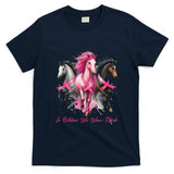 In October We Wear Pink Horse Breast Cancer Awareness Women T-Shirt