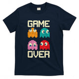 Retro Nostalgia - Vintage Game Over 80s Nostalgia Retro Arcade Ghost Old Gamer T-Shirt