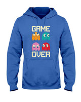 Retro Nostalgia - Vintage Game Over 80s Nostalgia Retro Arcade Ghost Old Gamer T-Shirt