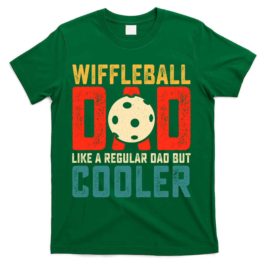 Cooler Wiffleball Dad Father's Day T-Shirt