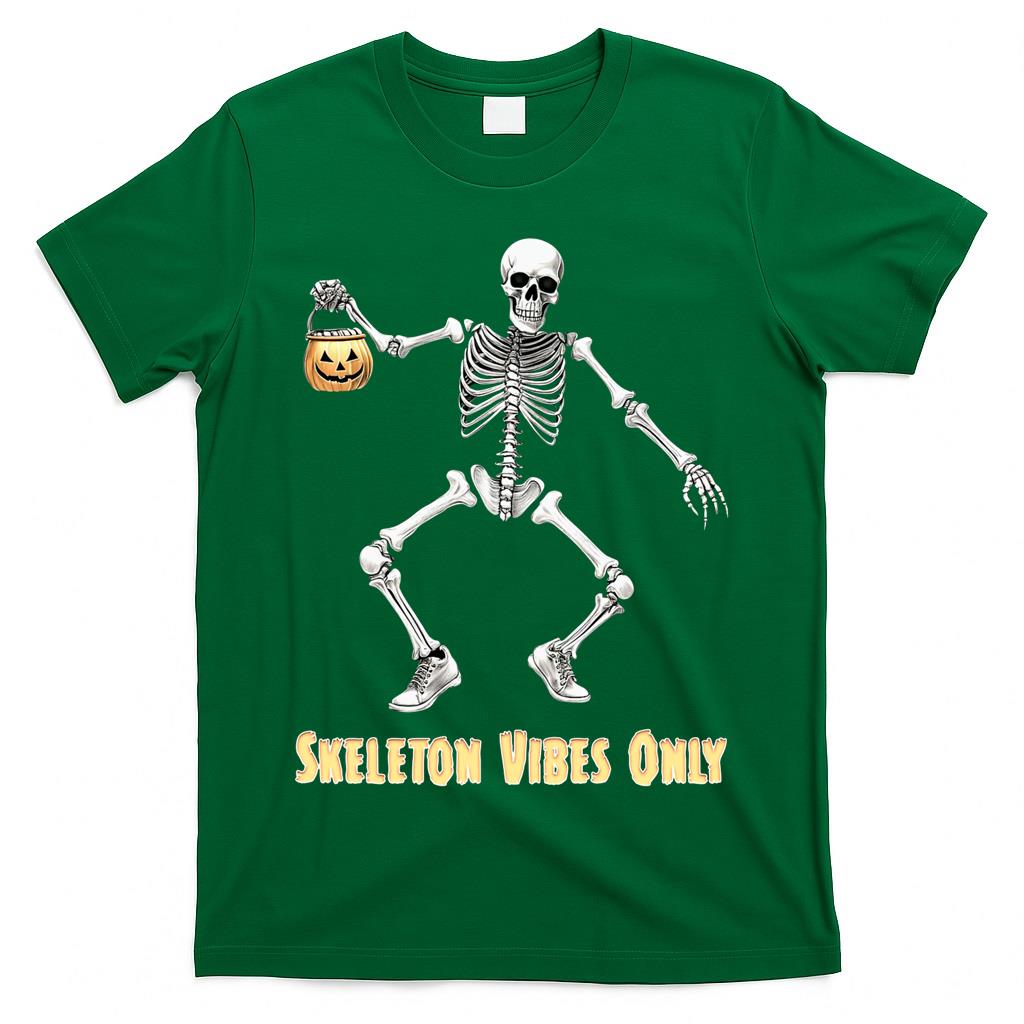 Dancing Skeleton Halloween Tee - Trick or Treat Vibes Essential T-Shirt