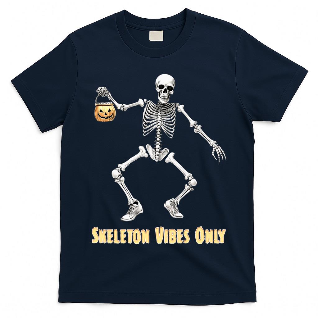 Dancing Skeleton Halloween Tee - Trick or Treat Vibes Essential T-Shirt