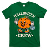 Halloween Crew Retro Pumpkin Trick or Treat T-Shirt