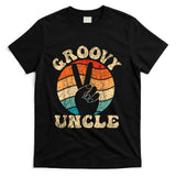 Retro Nostalgia - Groovy Uncle 70s Aesthetic Nostalgia 1970's Retro Uncle T-Shirt