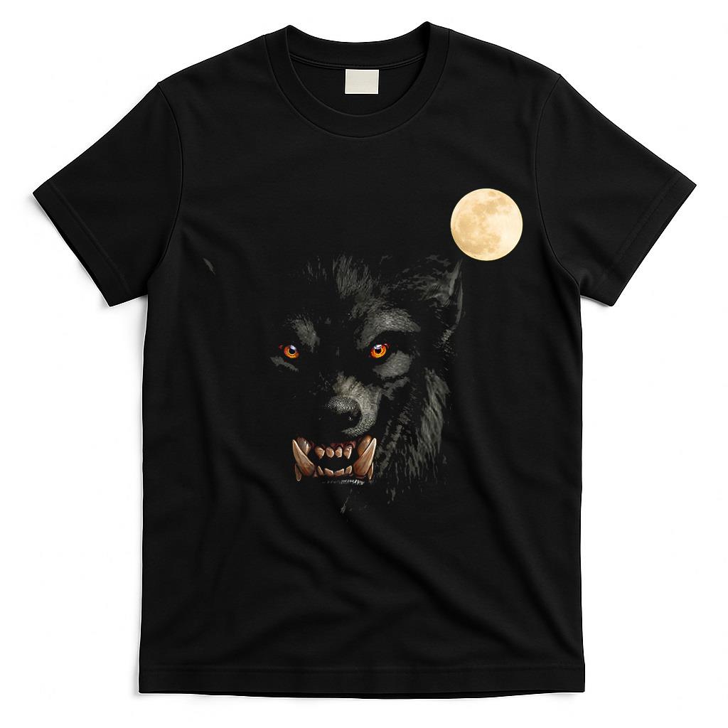Scary Cool Halloween Werewolf Lychan Trick Or Treat Party T-Shirt