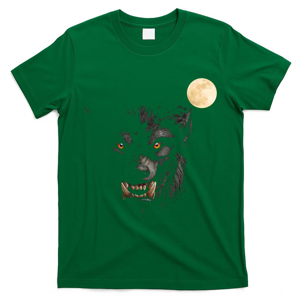 Scary Cool Halloween Werewolf Lychan Trick Or Treat Party T-Shirt