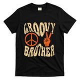 Retro Nostalgia - Groovy Brother 70s Aesthetic Nostalgia 1970's Retro Brother T-Shirt