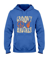 Retro Nostalgia - Groovy Brother 70s Aesthetic Nostalgia 1970's Retro Brother T-Shirt
