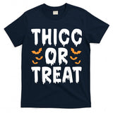 Thicc Or Treat Spooky Halloween Trick Or Treat T-Shirt