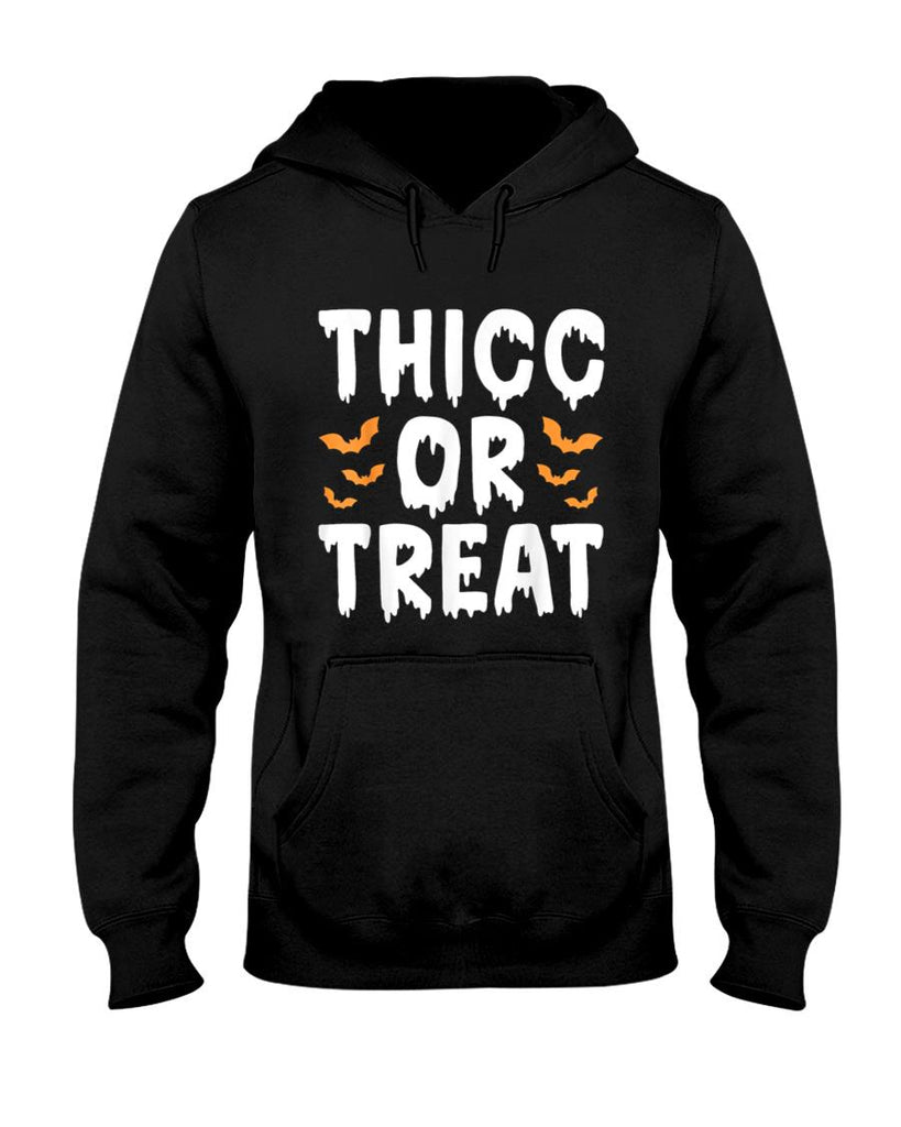 Thicc Or Treat Spooky Halloween Trick Or Treat T-Shirt