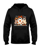 Spooky Season Halloween Flower Funny Ghost Trick Or Treat T-Shirt