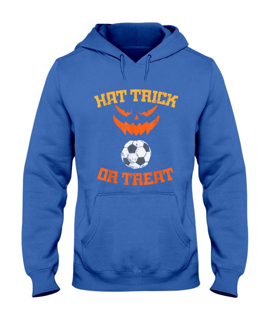 Hat-Trick Or Treat Soccer Sports Halloween Men Boys Girls T-Shirt